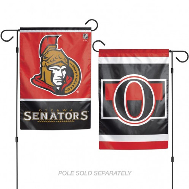 Ottawa Senators Flag 12x18 Garden Style 2 Sided