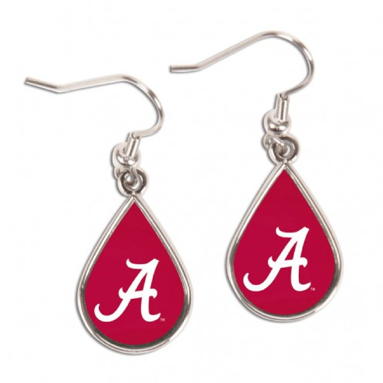 Alabama Crimson Tide Earrings Tear Drop Style