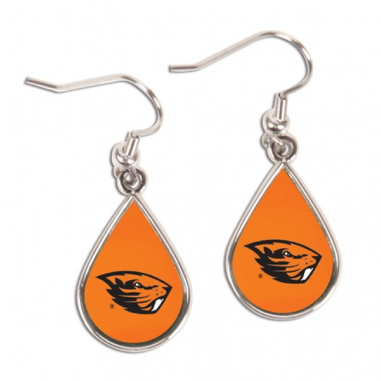 Oregon State Beavers Earrings Tear Drop Style