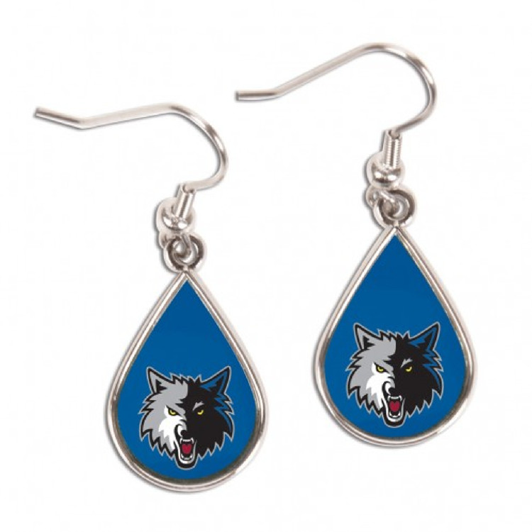 Minnesota Timberwolves Earrings Tear Drop Style