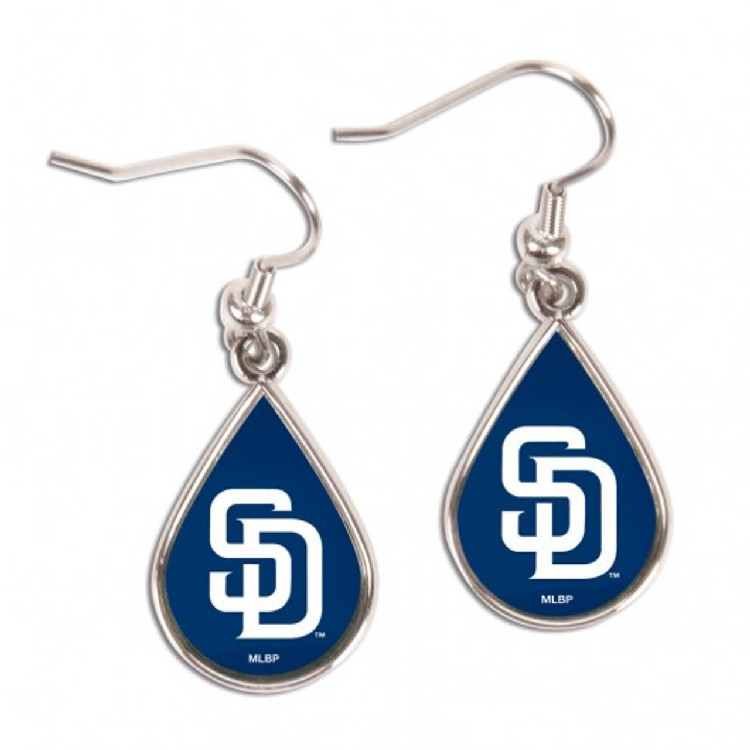 San Diego Padres Earrings Tear Drop Style