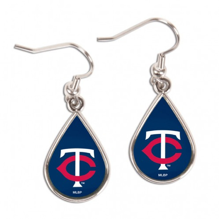 Minnesota Twins Earrings Tear Drop Style