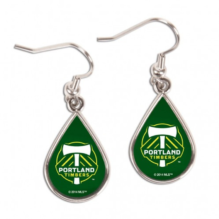 Portland Timbers Earrings Tear Drop Style