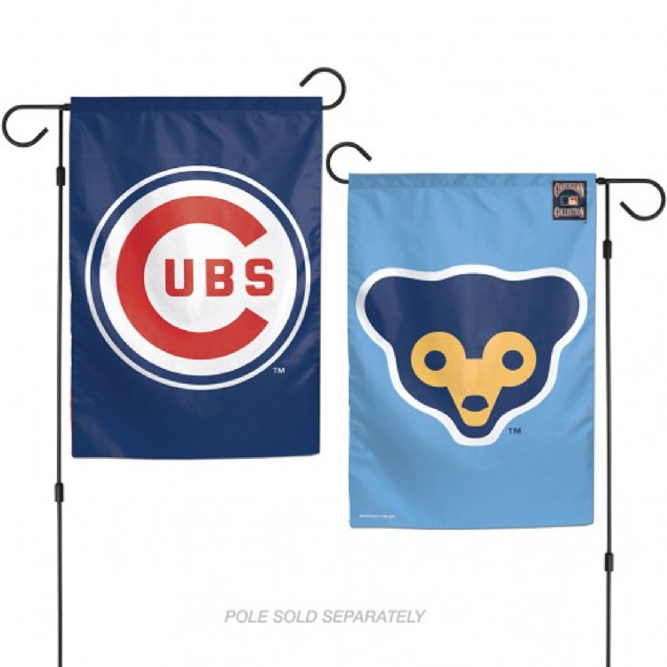 Chicago Cubs Flag 12x18 Garden Style Cooperstown Design