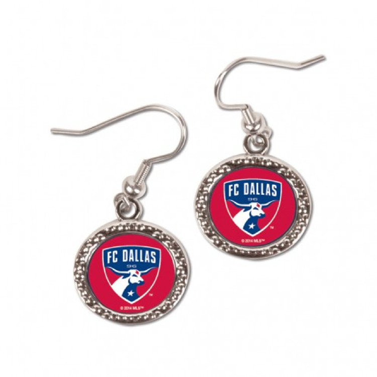 FC Dallas Earrings Round Style