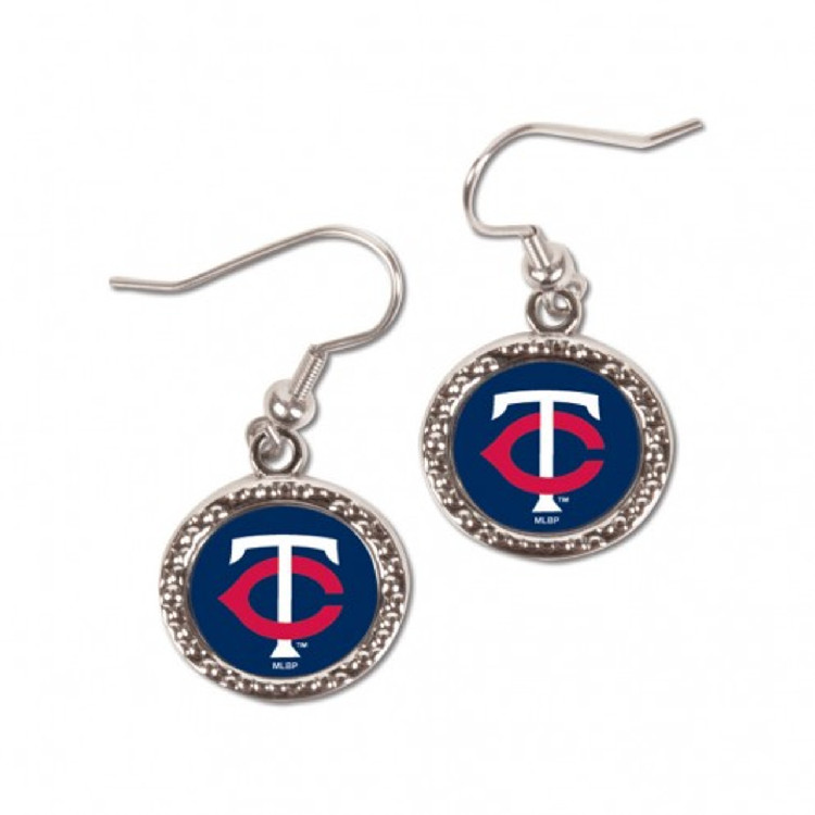 Minnesota Twins Earrings Round Design