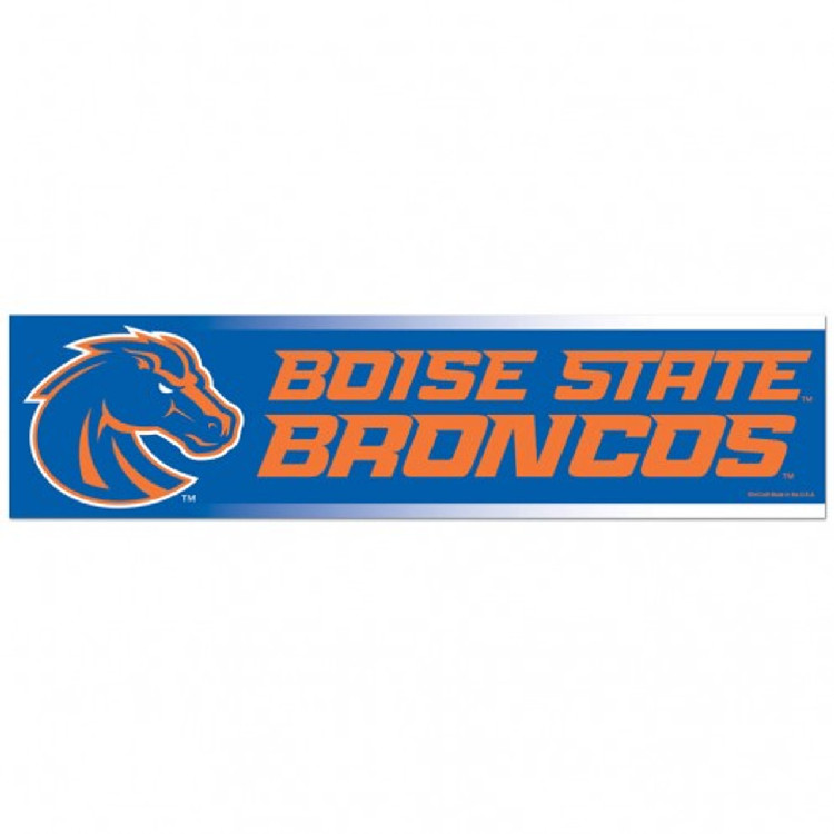 Boise State Broncos Decal 3x12 Bumper Strip Style