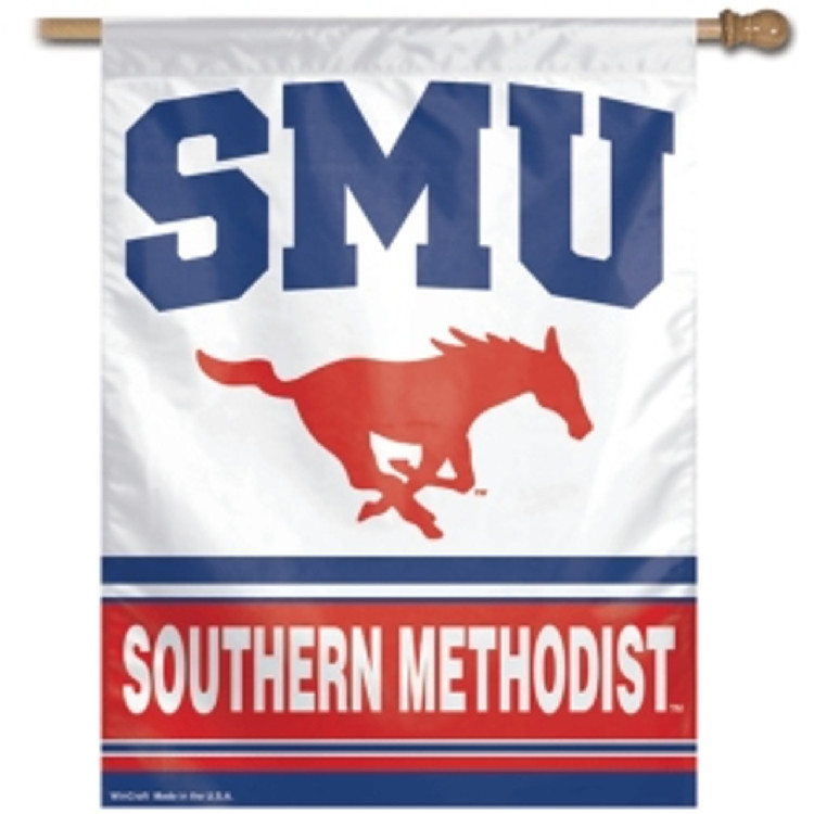 SMU Mustangs Banner 27x37