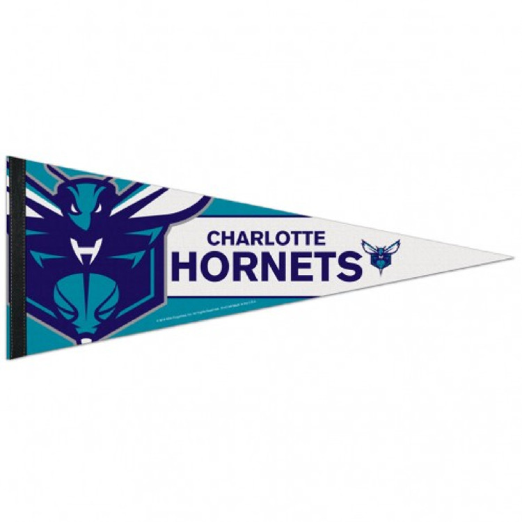 Charlotte Hornets Pennant 12x30 Premium Style