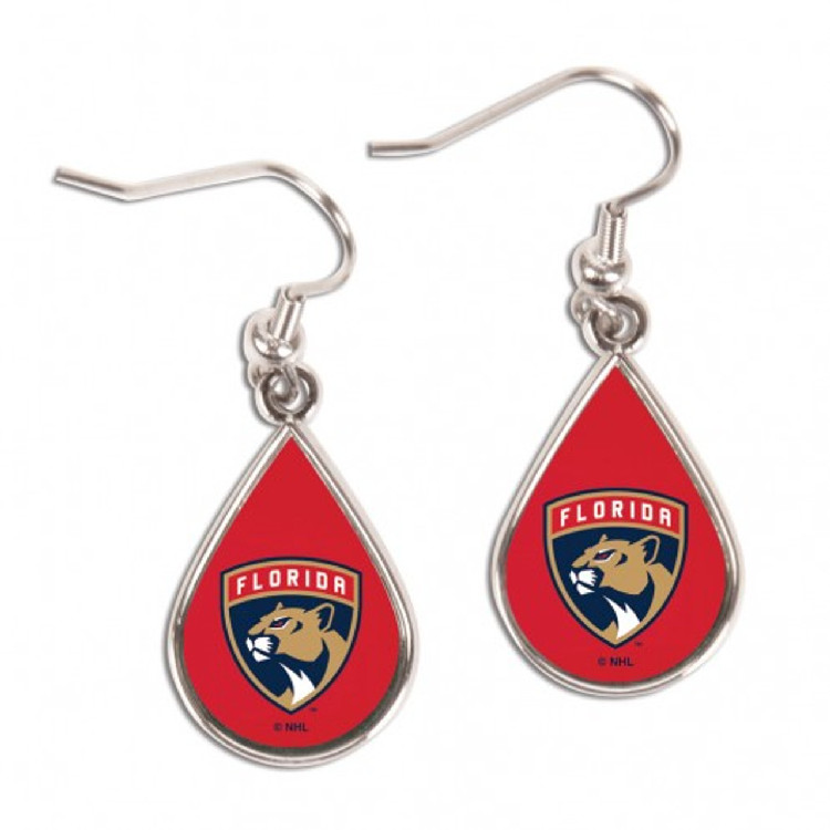 Florida Panthers Earrings Round Style