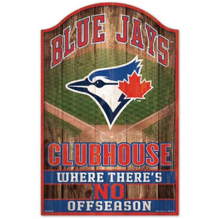 Toronto Blue Jays Sign 11x17 Wood Fan Cave Design