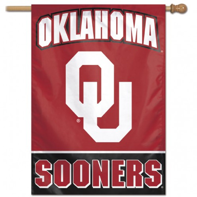 Oklahoma Sooners Banner 28x40 Vertical Alternate Design