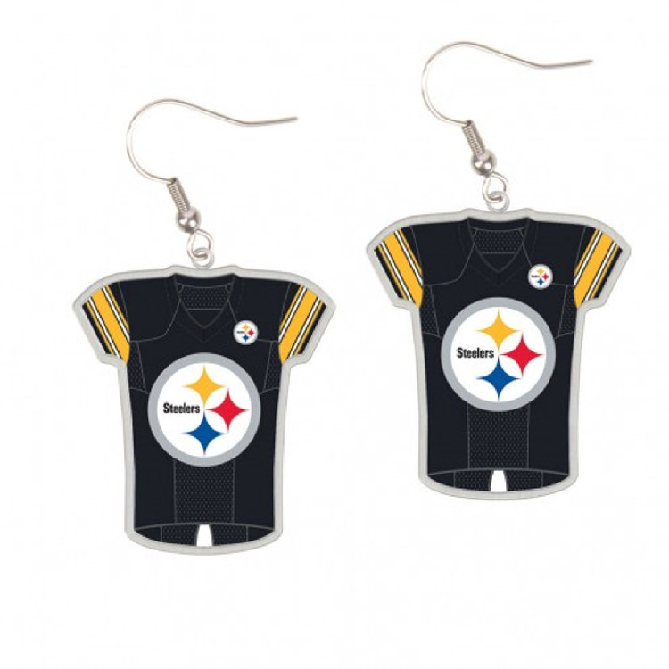 Pittsburgh Steelers Earrings Jersey Style