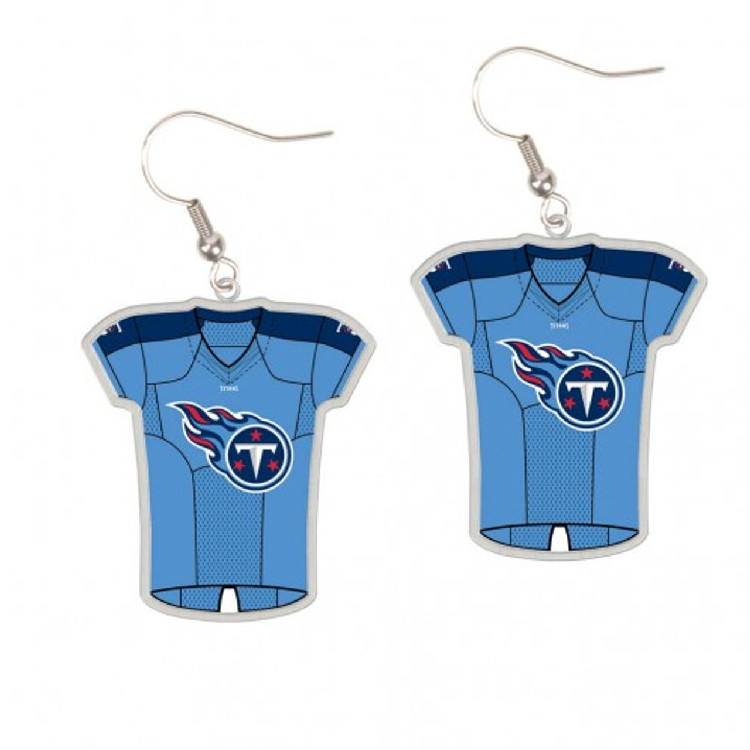 Tennessee Titans Earrings Jersey Style