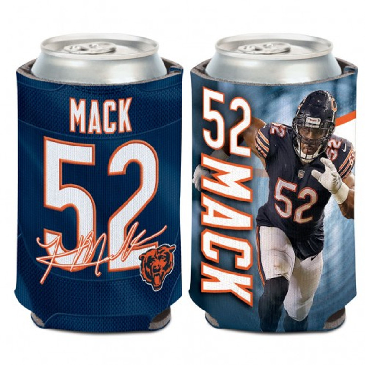 Chicago Bears Can Cooler Khalil Mack Design