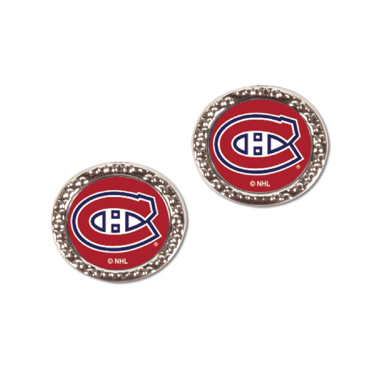 Montreal Canadiens Earrings Post Style