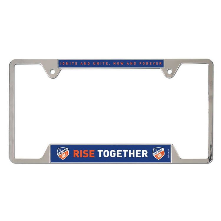 FC Cincinnati License Plate Frame Metal