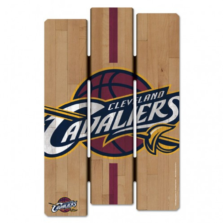 Cleveland Cavaliers Sign 11x17 Wood Fence Style