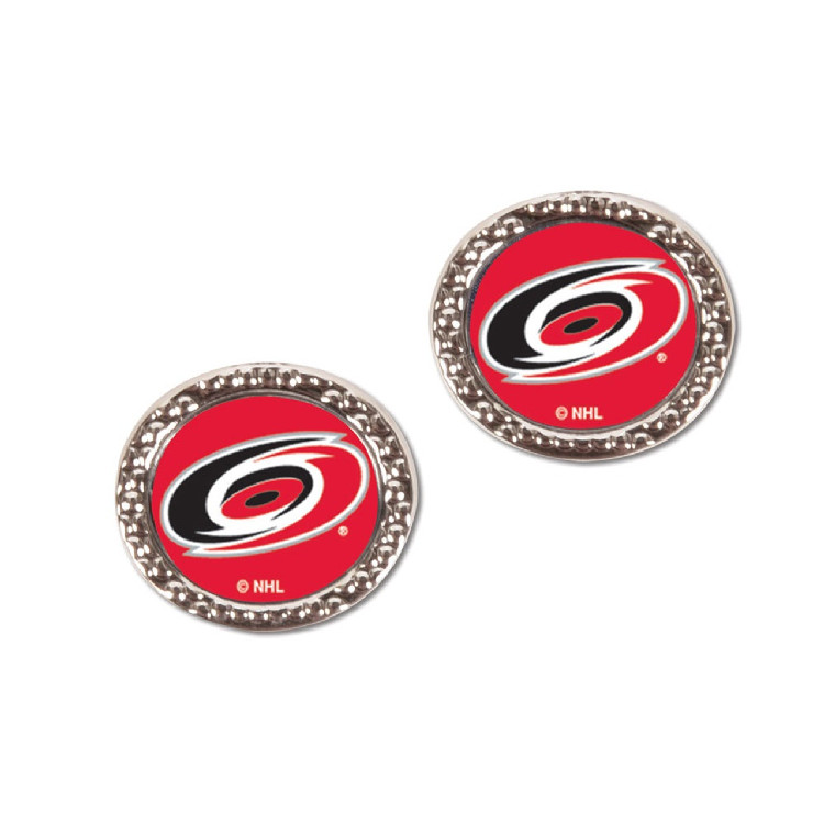 Carolina Hurricanes Earrings Post Style