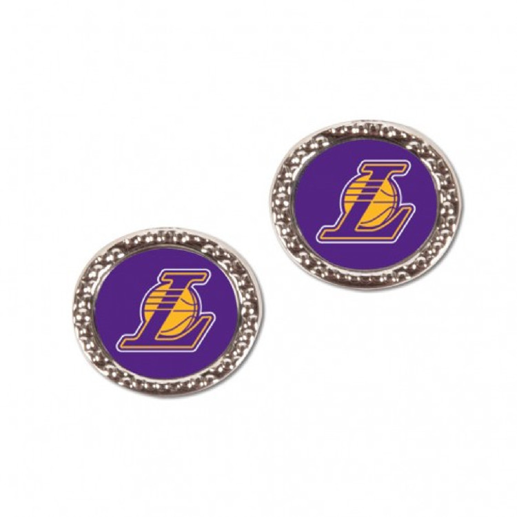 Los Angeles Lakers Earrings Post Style