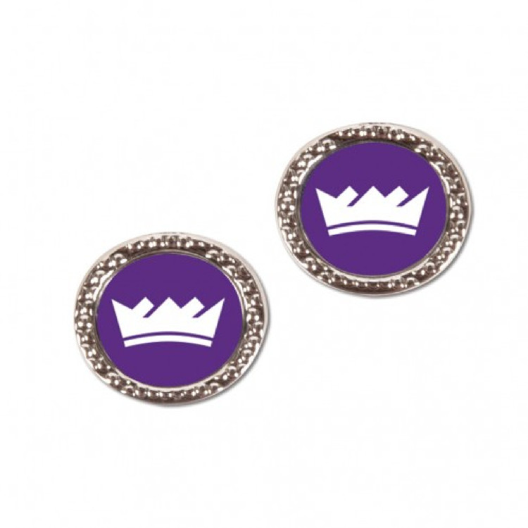 Sacramento Kings Earrings Post Style