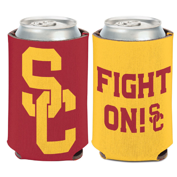 USC Trojans Can Cooler Slogan Design