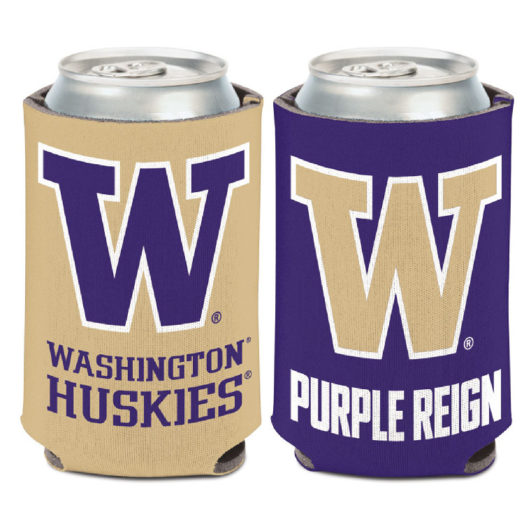 Washington Huskies Can Cooler Slogan Design