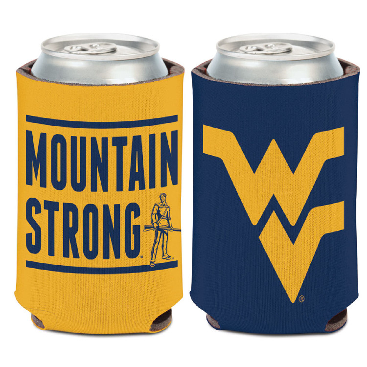 West Virginia Mountaineers Can Cooler Slogan Design