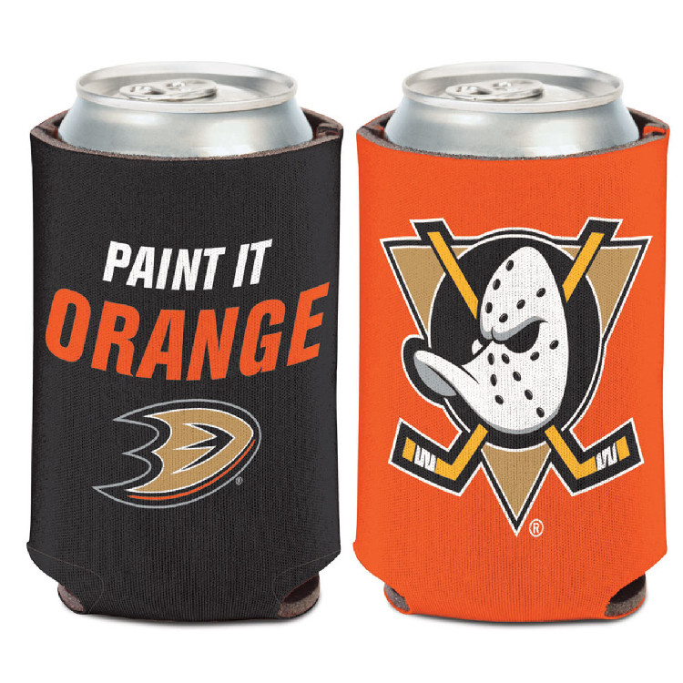 Anaheim Ducks Can Cooler Slogan Design