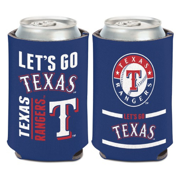 Texas Rangers Can Cooler Slogan Design