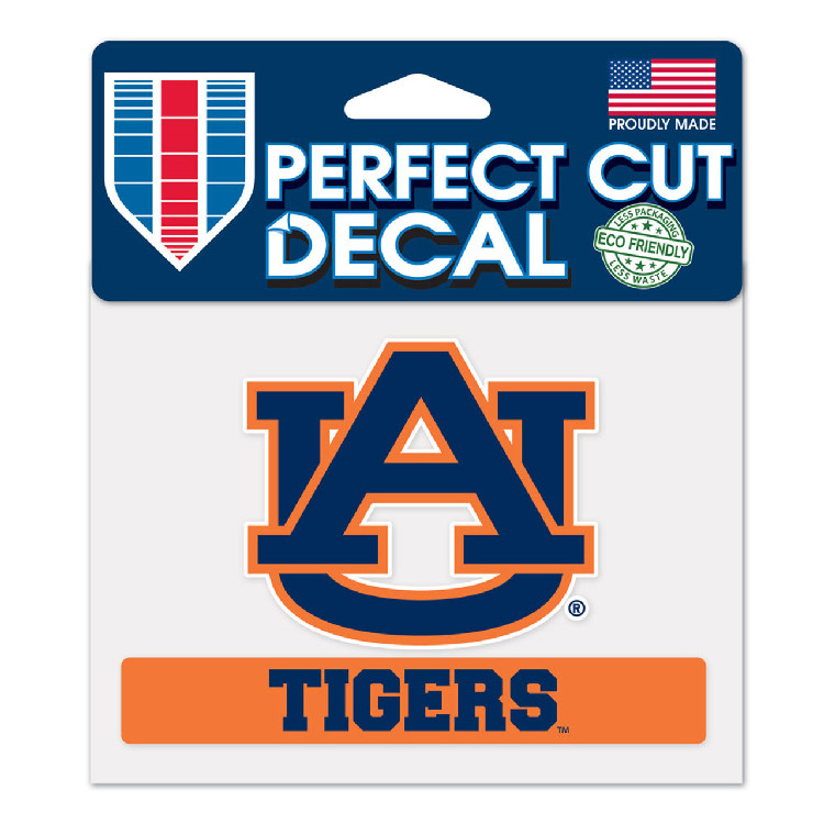 Auburn Tigers Decal 4.5x5.75 Perfect Cut Color