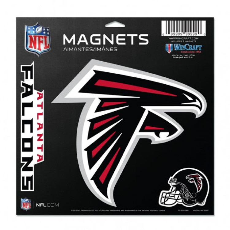 Atlanta Falcons Magnet 11x11 Die Cut Vinyl