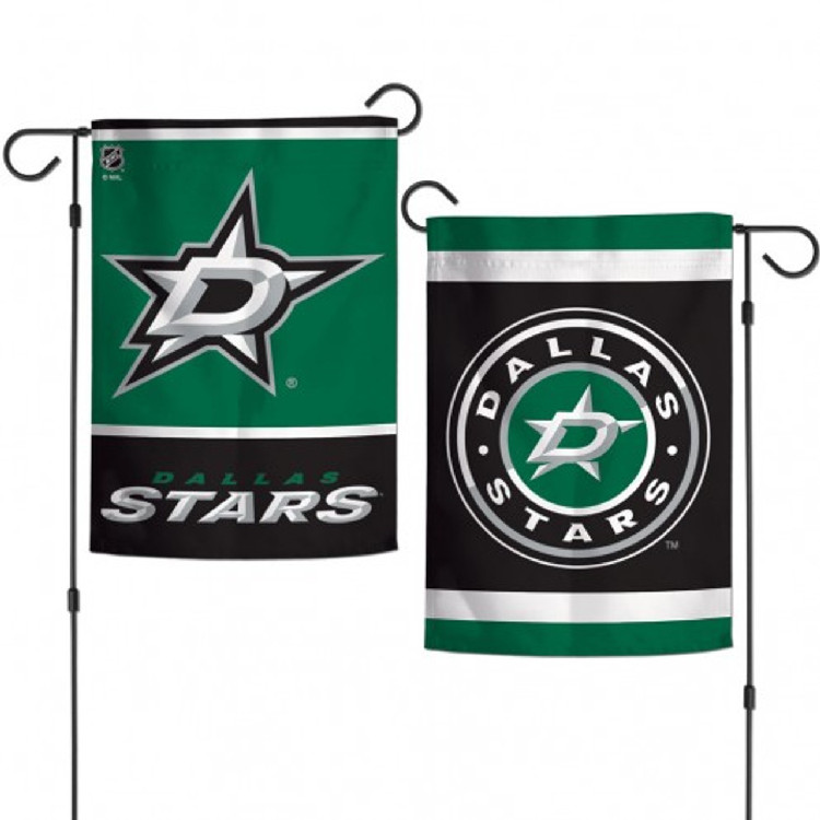 Dallas Stars Flag 12x18 Garden Style 2 Sided