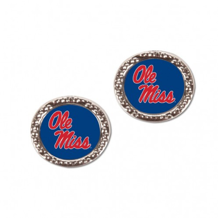 Mississippi Rebels Earrings Post Style