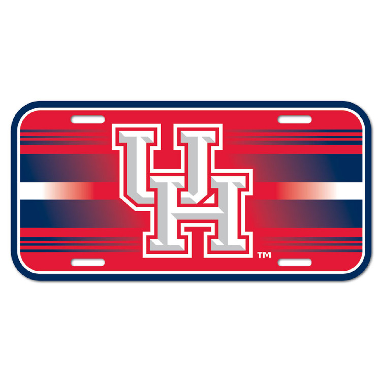 Houston Cougars License Plate Plastic