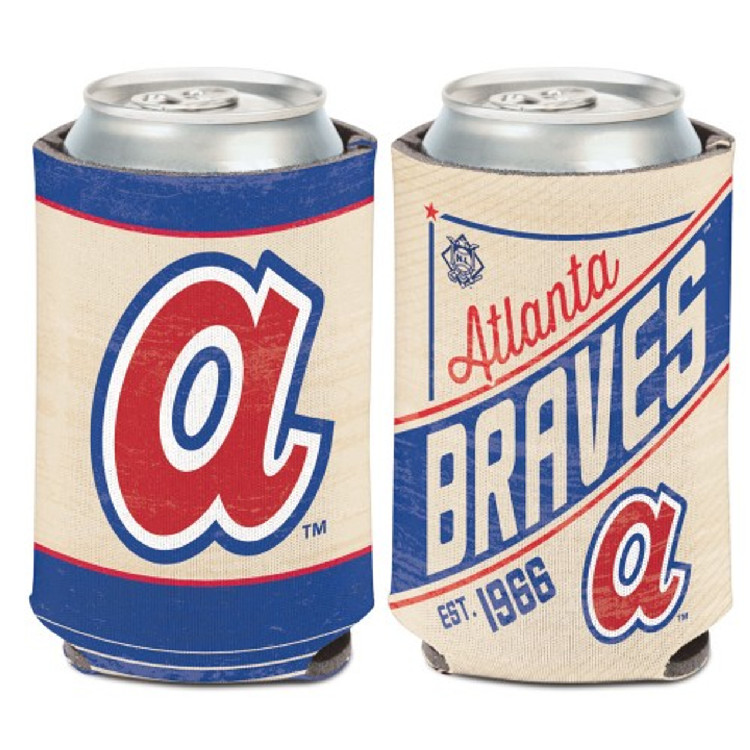 Atlanta Braves Can Cooler Vintage Design