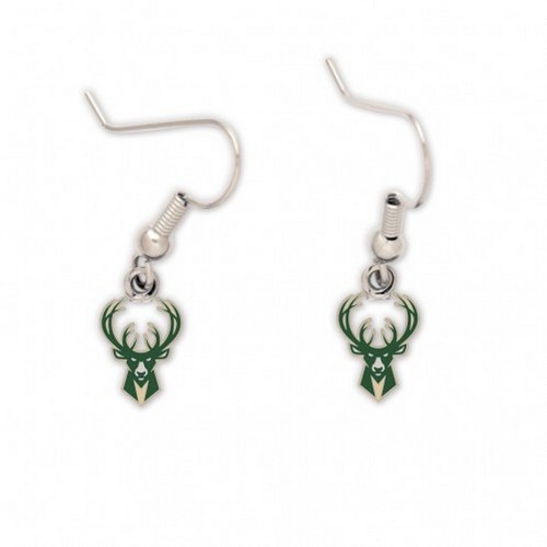 Wincraft Milwaukee Bucks Dangle Earrings - Wincraft -