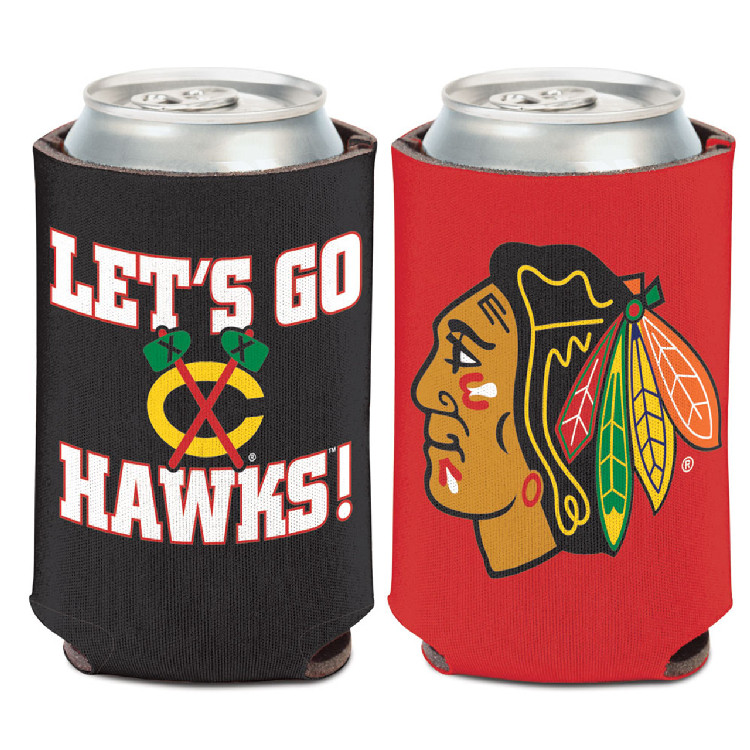 Chicago Blackhawks Can Cooler Slogan Design