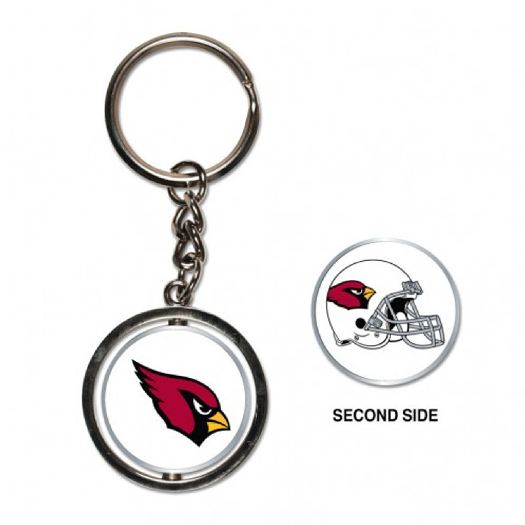 Arizona Cardinals Key Ring Spinner Style