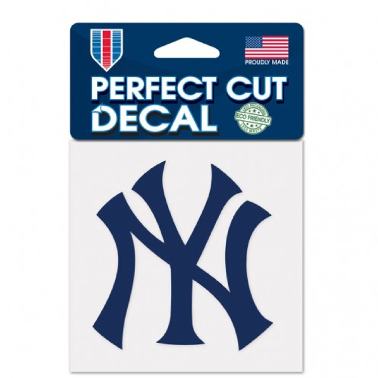 New York Yankees Decal 4x4 Perfect Cut Color