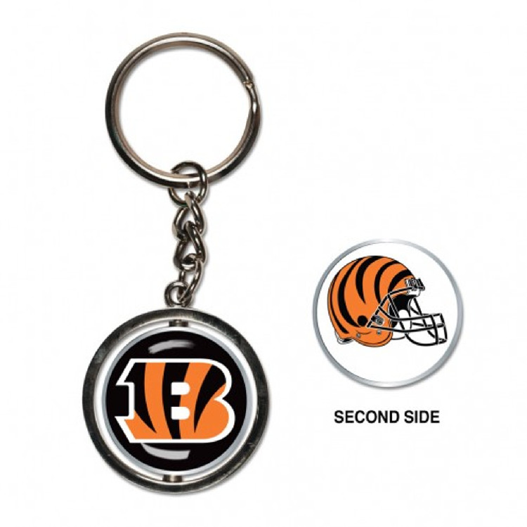 Cincinnati Bengals Key Ring Spinner Style