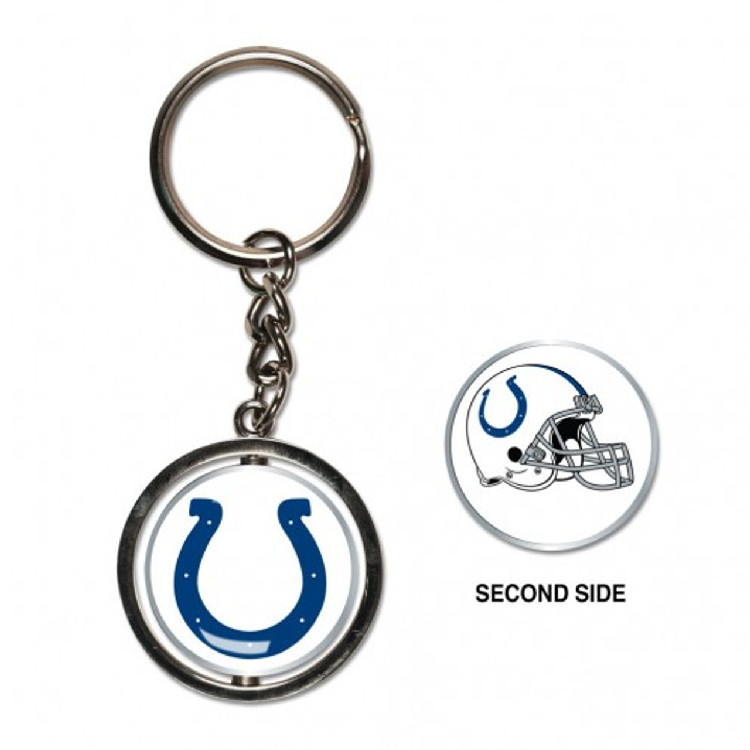 Indianapolis Colts Key Ring Spinner Style