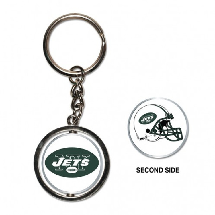 New York Jets Key Ring Spinner Style