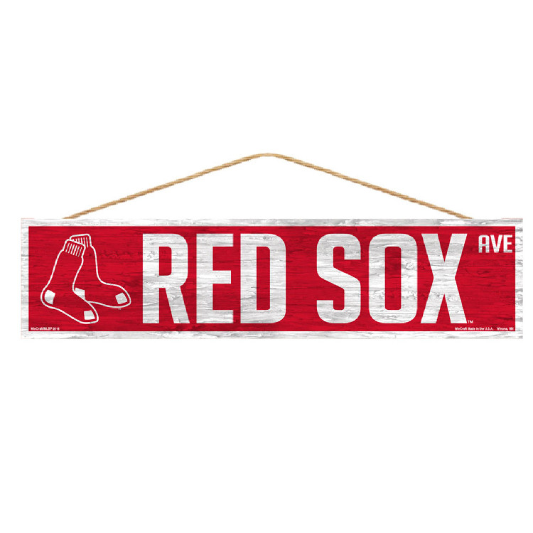 Boston Red Sox Sign 4x17 Wood Avenue Design