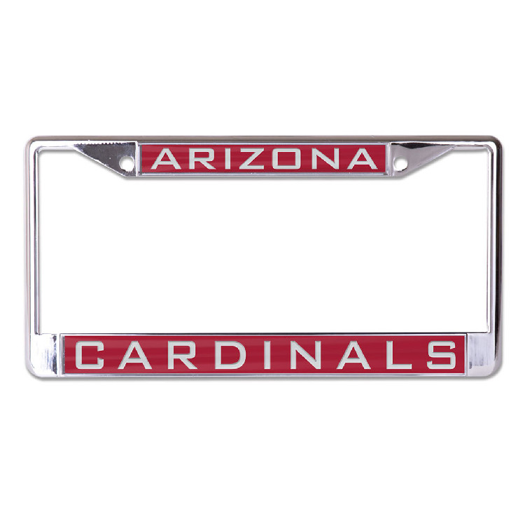 Arizona Cardinals License Plate Frame - Inlaid