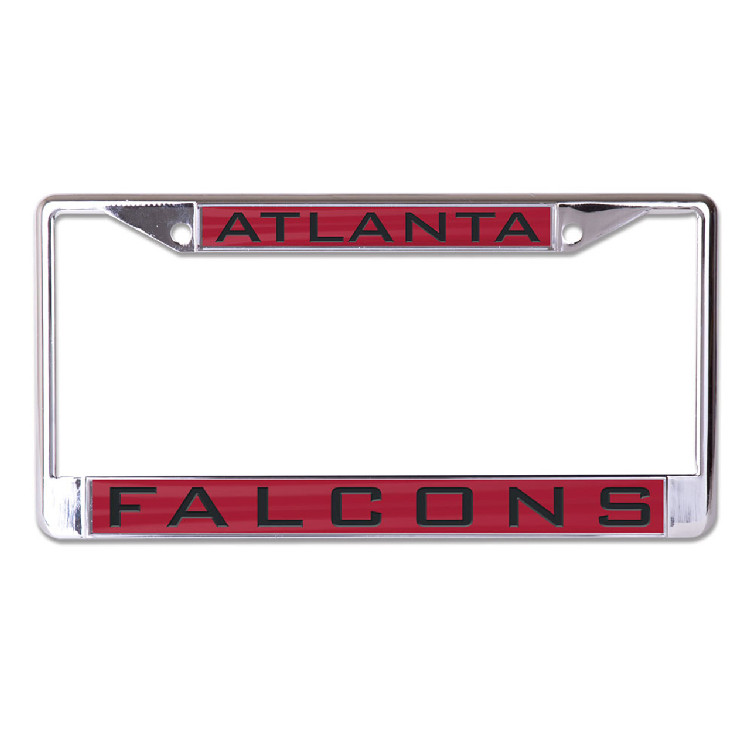 Atlanta Falcons License Plate Frame - Inlaid