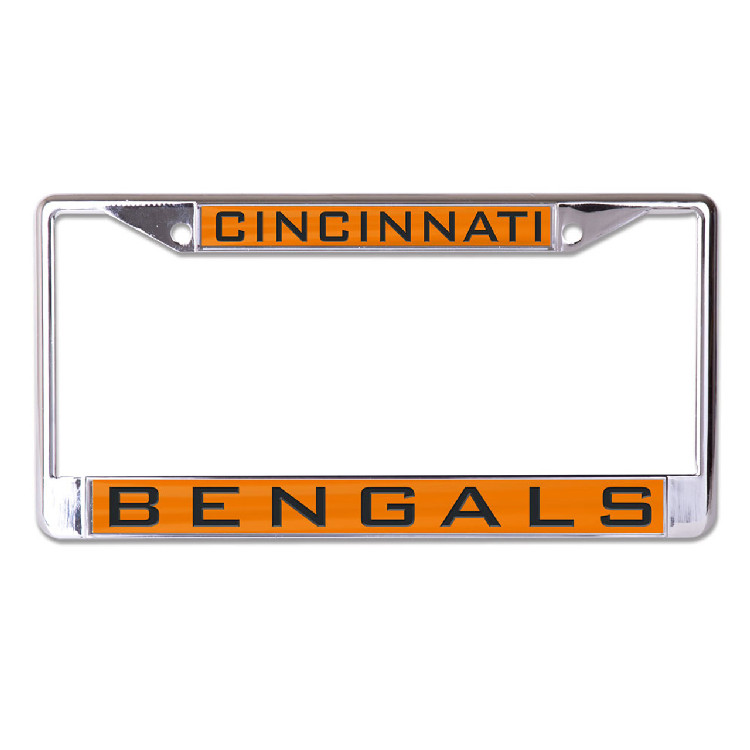 Cincinnati Bengals License Plate Frame - Inlaid