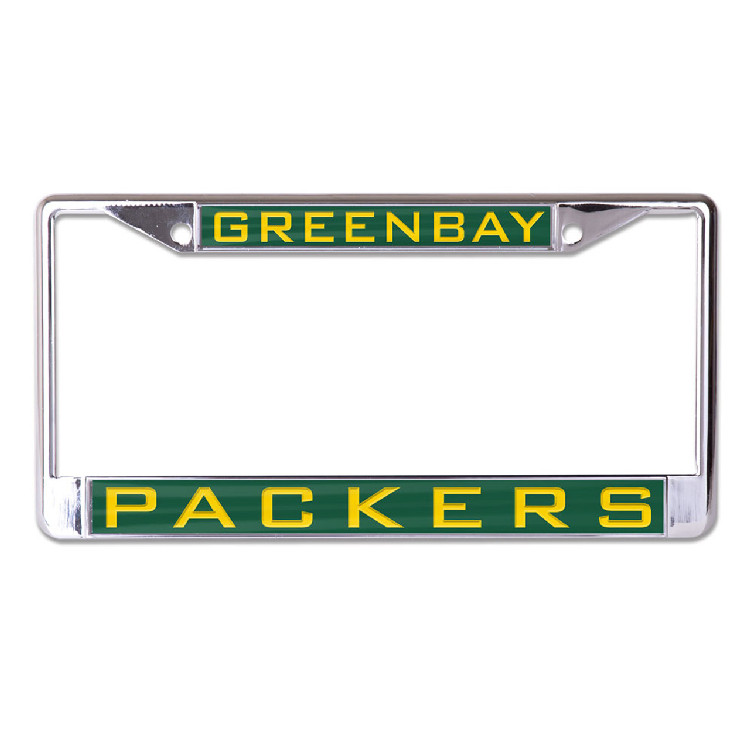 Green Bay Packers License Plate Frame - Inlaid