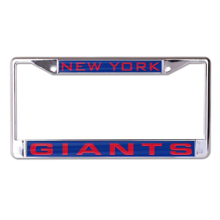 New York Giants License Plate Frame - Inlaid