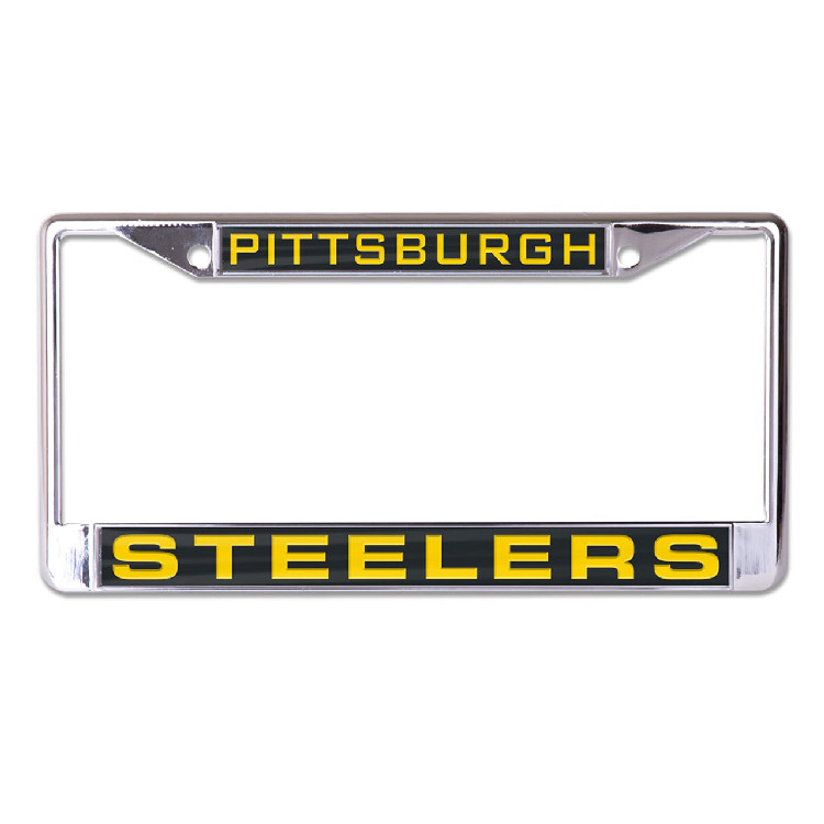 Pittsburgh Steelers License Plate Frame - Inlaid